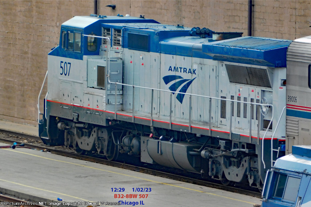 One of the "utility" motors at the Chicago service terminal